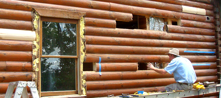 Log Home Repair Norton City, Virginia