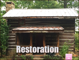 Historic Log Cabin Restoration  Norton City, Virginia